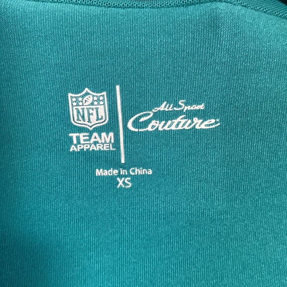 Miami Dolphins NFL Long Sleeve Top Blue Teal Size XS - Picture 7 of 8